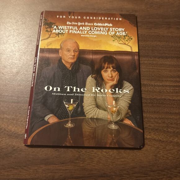 ON THE ROCKS (DVD) 2020 FYC (MOVIE) promo screener by SOFIA COPPOLA - Picture 1 of 3